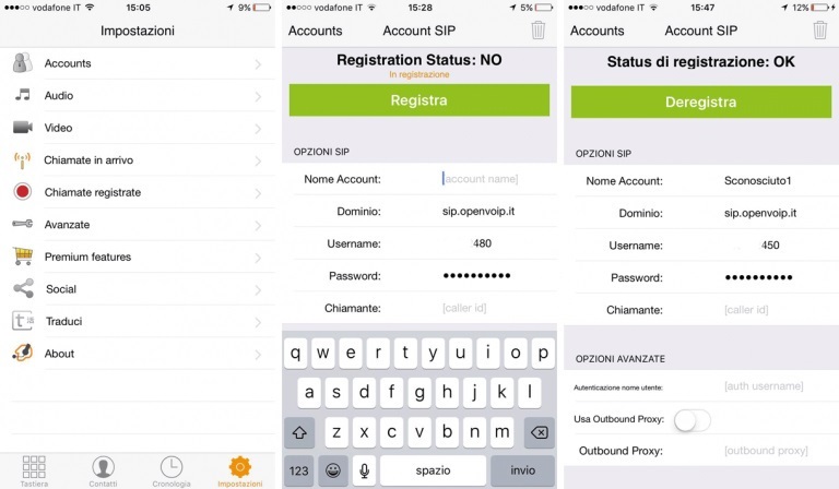 Come configurare un numero voip su iphone e ipad