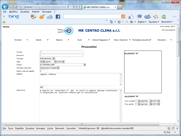 MR Centro Clima srl